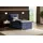 beautysofa Modern Boxspringbett HELEN MINI - Bett mit Federkernmatratze Polsterbett 100x200cm mit Topper Einzelbett - Blau (soro 76) - Blau