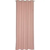 Esprit Ösen Vorhang rosa Blickdicht • Gardinen Vorhang 2er Set • Ösenschal 140 x 250 cm Harp • 100% Polyester