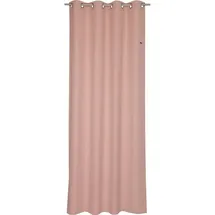 Esprit Ösen Vorhang rosa Blickdicht • Gardinen Vorhang 2er Set • Ösenschal 140 x 250 cm Harp • 100% Polyester