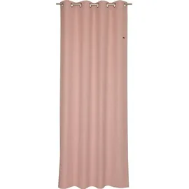 Esprit Ösen Vorhang rosa Blickdicht • Gardinen Vorhang 2er Set • Ösenschal 140 x 250 cm Harp • 100% Polyester