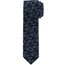Krawatte OLYMP, Damen, blau (marine), Web, Seide, casual, Krawatten