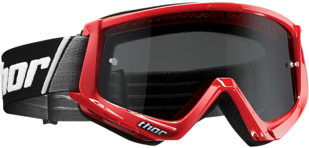 Thor Combat Sand Motorcrossbril, rood, Eén maat
