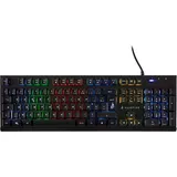 Surefire Gaming KingPin X2 Kabelgebunden, USB Gaming-Tastatur Französisch, AZERTY Schwarz