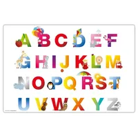 cover-your-desk.de Schreibtischunterlage "ABC Muster" in Bunt (L)60 x (B)40 | Gr.: onesize