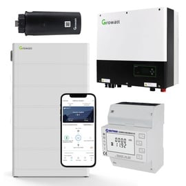 Growatt SPH7000TL3-BH-UP 7kW Hybrid Wechselrichter mit 12.8kWh Solarspeicher-Set