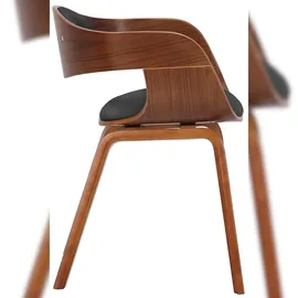 CLP Kingston Kunstleder schwarz/walnuss