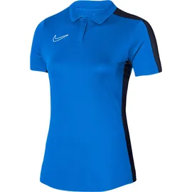 Nike Damen Poloshirt Dri-FIT Academy 23 Polo W Nk Df Acd23 Polo Ss, Royal Blue/Obsidian/White,