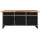 Ondis24 Werkbank Edelstahl 160 x 85 x 60 cm schwarz