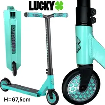 LUCKY PRO SCOOTERS Recruit Mini Stunt-Scooter Türkis