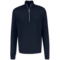 Lerros Troyer LERROS Schurwoll-Stricktroyer mit Kaschmiranteil blau XL