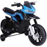 Homcom Elektro-Motorrad für Kinder 3-6 Jahren Licht Musik MP3 Elektrofahrzeug mit Stützrädern maximal 3 km...