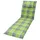 Doppler Liegenauflage 200 x 60 x 8 cm grün kariert 1 St.