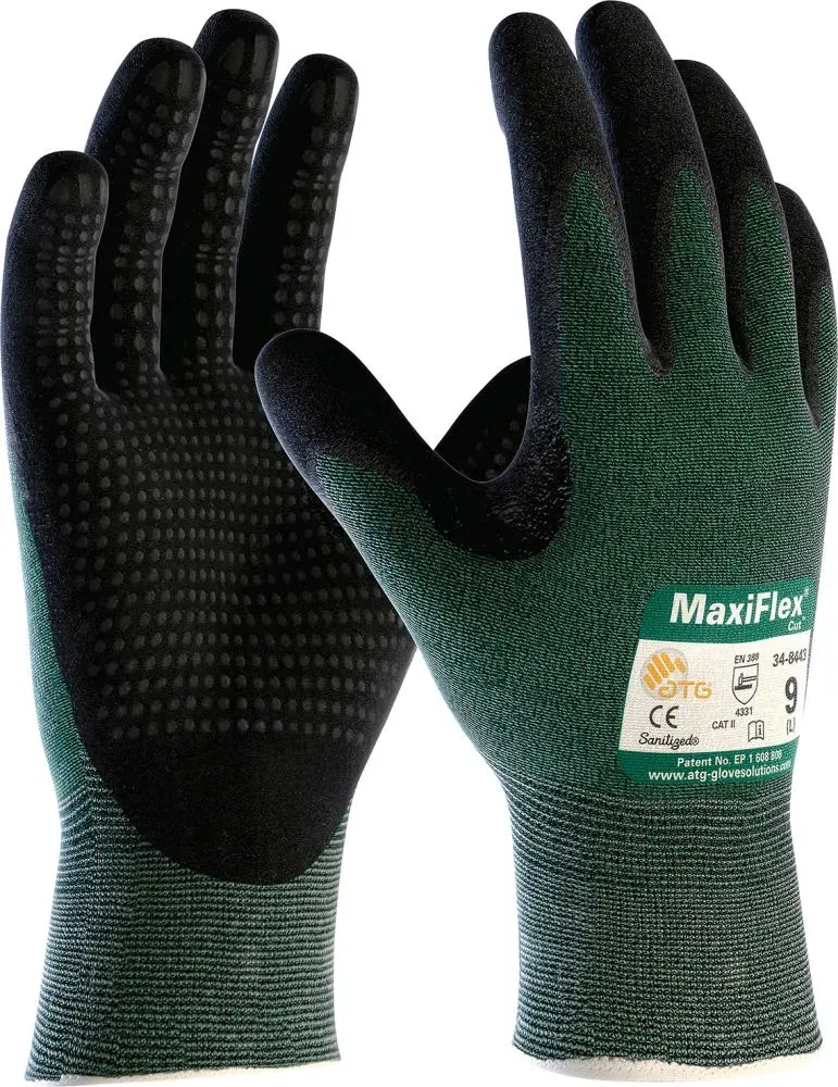 Handschuh MaxiFlex Cut, genoppt, Gr. 9