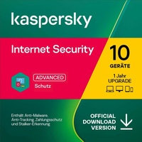Kaspersky Internet Security 2024 10 PC / 1 Jahr / Upgrade / Sofortversand