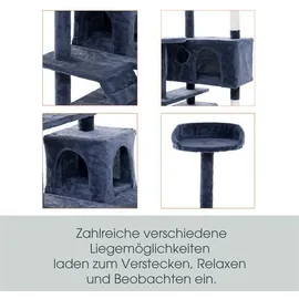 Estexo Coco Kratzbaum 130 cm dunkelgrau