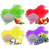 Zuckerwatte Zucker Set 4 Kg für Zuckerwattemaschine Aromazucker 4 x 1 Kg