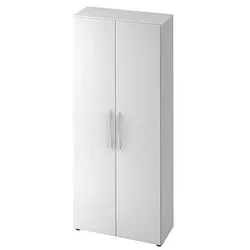 HAMMERBACHER Aktenschrank 4100, V4100/W/W/BM weiß 4 Fachböden 80,0 x 34,6 x 188,0 cm