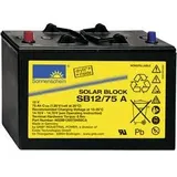 GNB Sonnenschein Solar-Block SB12/75 A NGSB120075HS0CA Solarakku 12 V 75 Ah Blei-Gel (B x H x T) 33 x 23.6 x 17.1 cm Konuspol