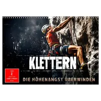 Calvendo Klettern - die Höhenangst überwinden (Wandkalender 2026 DIN