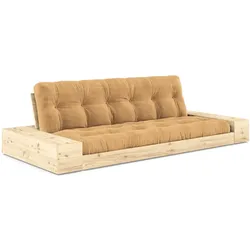 Karup Design - Base Schlafsofa mit Aufbewahrung, Kiefer klar lackiert / fudge