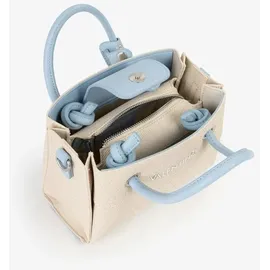 Valentino Alexia Summer Shopper Polyurethan Beige/Blue/White