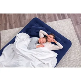 BESTWAY Doppelluftbett mit externer Handpumpe 203 x 152 x 22 cm