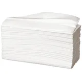 Papierhandtücher, 2-lagig, 23x31 cm, Weiß  | Packung (153 Stück)