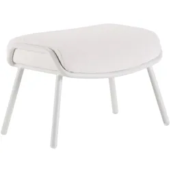 Lounge Hocker Basso - 305 - anthrazit standard 784 - snow