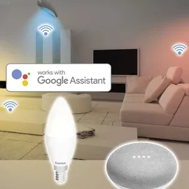 Hama WiFi LED-Lampe E14 4,5Watt Weiß dimmbar