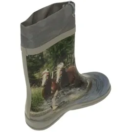 Beck Gummistiefel Pferde Mehrfarbig 35