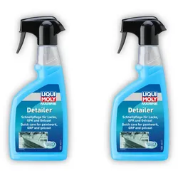 2x 500ml LIQUI MOLY 25098 Lackpflege Marine Detailer Schnellpflege GRP Gelcoat