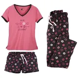 vivance dreams by lascana Pyjama bunt/pink/schwarz 48/50