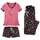 vivance dreams by lascana Pyjama bunt/pink/schwarz 48/50