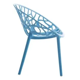 CLP Hope Stapelstuhl 59 x 60 x 80 cm blau 4 St.