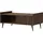 WFL GROUP Arysa Braun Walnuss 100 x 45 x 60 cm