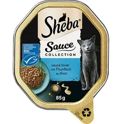 Sheba® Katzen-Nassfutter Sauce Collection mit Thunfisch 22x 85,0 g