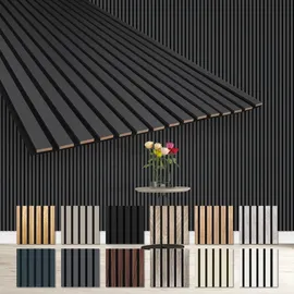 HEXIM Akustikpaneel AP05 schwarz 2 St. 278 x 60 cm