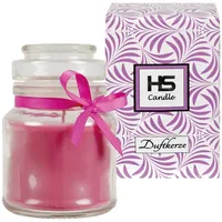 HS Candle Duftkerze & Bonbon Glas Ø7cm Lavendel