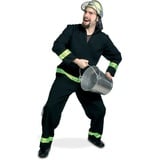 Herrenkostüm Feuerwehr Firefighter Feuerwache Brandwache Berufe Uniform Karneval Fasching Gr 54-58 (58)