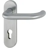 HOPPE Drückergarnitur Feuerschutzgarnitur Silber FS-E138/353KH