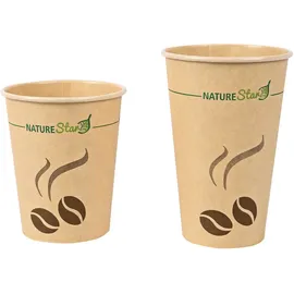 Nature Star Einweg-Kaffeebecher Mocca 0,2 l