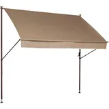 Angerer Klemmmarkise Style 400 cm taupe