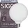 Sigor LED-Filament Globe E27 2700K L 178, Ø 125