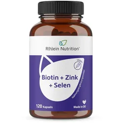 R(h)ein Nutrition BIOTIN + ZINK + SELEN 120 St Kapseln