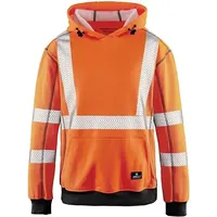 4Protect Warnschutz Kapuzen-Sweatshirt "PORTLAND" - 6XL - Orange