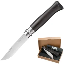 OPINEL Klappmesser Nr.8  - Taschenmesser Outdoor Garten Messer Stahl Ebenholz