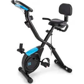 capital sports Azura 2 Heimtainer, F Bike mit Magnet-Widerstand, Heimtrainer-Fahrrad Klappbar, Fitness Fahrrad Heimtrainer für Ausdauertraining mi... - Schwarz