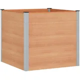 vidaXL Hochbeet 100 x 100 x 91 cm Braun
