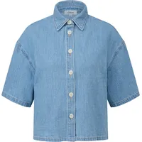 s.Oliver Boxy Denim-Bluse blau 46