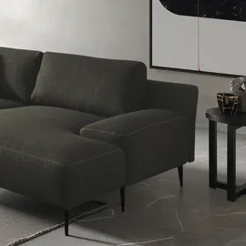 Designwerk Eckcouch Polyester 3-Sitzer Grün